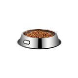 Paslanmaz Çelik 1000 ml Gri Kaymaz Taban Kedi Köpek Mama ve Su Kabı CIN569-26