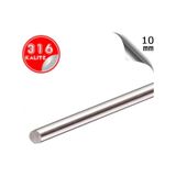 Paslanmaz Çelik Ø10mm Çubuk Mil 316 Kalite 1 Metre