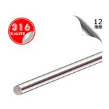 Paslanmaz Çelik Ø12mm Çubuk Mil 316 Kalite 1 Metre