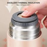Paslanmaz Çelik 304 Çelik Termos Bardaklı Sıcak Soğuk Muhafazalı Kaliteli Sızdırmaz Mug FLYON-527 - 500 ml - Pembe