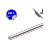 Paslanmaz Çelik Ø6mm Çubuk Mil 304 Kalite 1 Metre