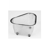 Paslanmaz Çelik Ayaklı Lavabo Çöp Süzgeci 18x13x10 Cm