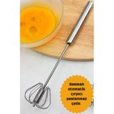 Paslanmaz Çelik Basmalı Otomatik Çırpıcı 30 Cm