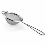 Paslanmaz Çelik Çay Süzgeci – İnce Tel Örgü Bitki Çayı ve Türk Çayı Süzgeci, Ergonomik Saplı, 5 cm Filtre Çapı