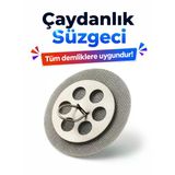 Paslanmaz Çelik Çaydanlık Süzgeci Sök Tak Tüm Demliklerle Uyumlu Çay Filtresi