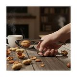 Paslanmaz Çelik Ceviz, Fındık ve Kıracağı Şeklinde | Ağır ve Yüksek Kaliteli Malzeme | Dayanıklı & Ergonomik Ceviz ve Fındık Kırıcı 17 cm