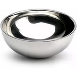 Paslanmaz Çelik Çift Katmanlı Çerez Kasesi 10’Lu Set 11,5 Cm Isı Yalıtımlı Çelik Kase Kahvaltılık Çorba Çerez Meyve Yoğurt Servis Kasesi Kaymaz Dayanıklı Metal Mutfak Kasesi