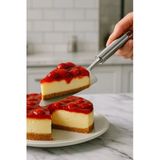 Paslanmaz Çelik Çok Amaçlı Pasta & Pizza Spatulası - Dilimleme Ve Servis - Tırtıklı