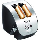 Paslanmaz Çelik Ekmek Kızartma Makinesi, 1000 W, Ekmek Kızartma Makinesi Için 2 Büyük Gözlü, Buz Çözme, Isıtma ve Silme Fonksiyonlarına Sahip 6 Kademe - Çok Renkli