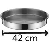 Paslanmaz Çelik Fırın Tepsisi 42 cm Derinlik 6 Cm