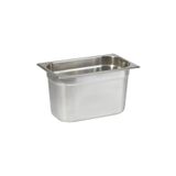 Paslanmaz Çelik Gastronom/gastronorm Küvet Gn 1/4-150 (26,5 x 16,2 x 15 Cm)