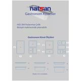 Paslanmaz Çelik Gastronom/gastronorm Küvet Gn 1/6-65 (17,6 X 16,2 X 6,5 CM)