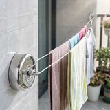 Paslanmaz Çelik Geri Çekilebilir Çamaşır İpi – Duvar Tipi Duvara Monte Banyo,Balkon,Bahçe Çamaşır Kurutma Askısı (5224)