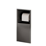 Paslanmaz Çelik Gömme Duş Niş Düzenleyici - Banyo, Mutfak, Oturma Odası için Mendil Kutulu Duvara Monte Raf - Gri 38x20x12.5cm