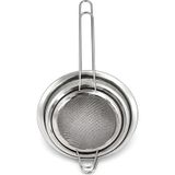 Paslanmaz Çelik Ince Telli Süzgeç – Çay ve Bitki Çayı Süzgeci – Mini Metal Elek – Mutfak Süzgeç Aparatı Büyük 8 x 8 Boy 18, Orta 7 x 7 boy 17 Küçük 6 x 6 boy 15