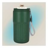 Paslanmaz Çelik Isı Yalıtımlı Dijital Sıcaklık Göstergeli Termos Kupa 400 ml (Haki)