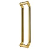 Paslanmaz Çelik İtme Çekme Kapı Kolu, Ticari Çift Taraflı Bar Ahır Kapı Kolları Duş Camı Çeker, Ofis Mağazası Girişi, Garajlar Kapılar (D 80 cm/31,5 inç)