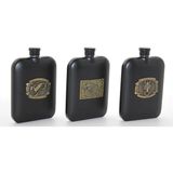Paslanmaz Çelik Kabartmalı Tekli 6 Oz Matara ALK2666 - standart - Renkli