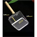 Paslanmaz Çelik Kedi Kumu Küreği – Dayanıklı Metal Yapı, Ergonomik Kaymaz Sap, Hızlı Eleme Ve Atık Ayırma Tasarımı, Hijyenik Ve Pratik Tuvalet Temizliği İçin Güçlü Kedi Kumu