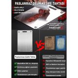 Paslanmaz Çelik Kesme Tahtası-antibakteriyel-ayaklı-patentli-304