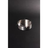 Paslanmaz Çelik Küllük Ø 10 cm | 304 Kalite Metal Küllük | Kafe, Restoran ve Otel Kullanımı