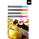 Paslanmaz Çelik Limon Peynir Sebze Rende Soyucu Dilimleme Dikdörtgen 27 cm Rende - Renkli