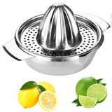 Paslanmaz çelik limon sıkacağı, el presi, narenciye sıkacağı, limon sıkacağı, portakal sıkacağı, hazneli, kolay temizlenir, evde kullanım için uygundur