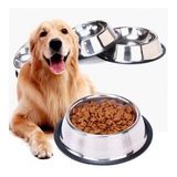 PASLANMAZ ÇELİK MAMA & SU KABI 18 CM - Kedi / Köpek Mama Kabı