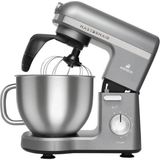 Paslanmaz Çelik Mastermaid 6 Hız Kademeli Chef Pro Çift Kollu Stand Mikser Galaxy Grey 1750 W Güçlü - Akşam Güneşi
