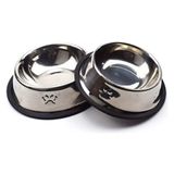 Paslanmaz Çelik Metal 18 cm Köpek Mama Kabı