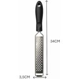 Paslanmaz Çelik Parmesan Limon Rende - Ergonomik Saplı, Bulaşık Makinesinde Yıkanabilir, Zester Rende - Limon, Peynir, Hindistan Cevizi, Zencefil İçin