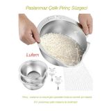 Paslanmaz Çelik Pirinç Süzgeci Pirinç Makarna Meyve Yemek Uzun Ömürlü Kullanım Kolaylığı Pratik