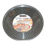 Paslanmaz Çelik Pizza Tepsisi 34CM Yaşam Boyu Kullanım Garanti Kaliteli Sunumlar Için Delikli Tepsi
