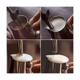 Paslanmaz Çelik Süt Potu - Kahve Potu - Pitcher Sütlük - Süt Köpürtücü - Köpürtme Kabı - 1000 ml - Option-1
