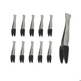 Paslanmaz Çelik Tartı Penseti 10 cm/Sivri Uçlu Tartım Cımbızı / 10-Adetlik Toptan Set