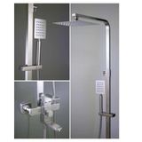 Paslanmaz Çelik Tepe Duş Seti ve Banyo Bataryası, İnox (inox)