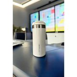 Paslanmaz Çelik Termos Siyah/krem 350ML - 350 ml