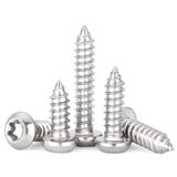 Paslanmaz Çelik Torx Tava Başlı Kendinden Vuran Vidalar(M4x16mm) | Evsel ve Endüstriyel Kullanım İçin M2-M4