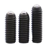 Paslanmaz Çelik ve Sınıf 12.9 Bilyalı Piston Vidaları(Grade 12.9 Steel,10MM-M10 2PCS)
