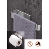 Paslanmaz Çelik Yapışkanlı Havluluk Ve Tuvalet Kağıtlığı Set Inox