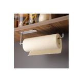 Paslanmaz Çelik Yapışkanlı Kağıt Havlı Askısı, Kağıt Havluluk, 30cm Çok Amaçlı Askılık