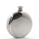Paslanmaz Çelik Yuvarlak 5 Oz Tekli Matara Alk2676