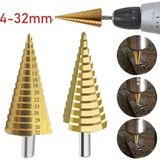 Paslanmaz Kademeli Matkap Ucu Sac Delme Uç 4- 32 mm Okan Hırdavat - Altın