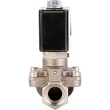 Paslanmaz Kompresör Solenoid Valf Yüksek Basınç Normalde Kapalı - 1/2" 24V DC