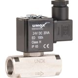 Paslanmaz Kompresör Solenoid Valf Yüksek Basınç Normalde Kapalı - 3/8" 24V DC
