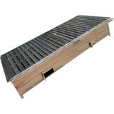 Paslanmaz Kömürlü Mangal 40 x 90 cm Masaüstü - STANDART
