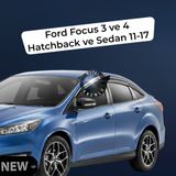 Paslanmaz Krom Akrilik Cam Rüzgarlığı Ford Focus 3/4 Hatchback Ve Sedan 11-17 Chr-1-007-003