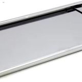 Paslanmaz Krom Metal Plakalık 31 x 15.5 cm 2 Adet
