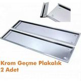Paslanmaz Krom Plakalik İnce (2Adet)