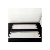 Paslanmaz Krom Plakalık Metal Nikelaj 2 Li Set 1. Kalite Metal Plakalık KRS-KROM